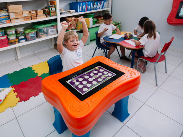 Atividades na Mesa Digital PlayTable