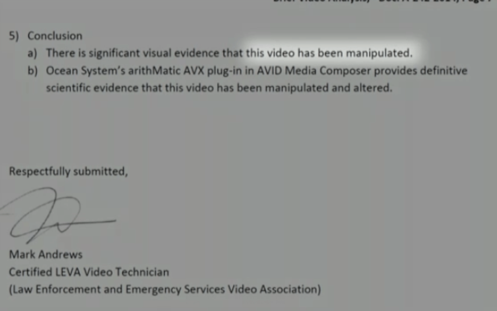 Laudo dos EUA concluiu que o vídeo do caso Pesseghini sofreu manipulação (Foto: Reprodução)