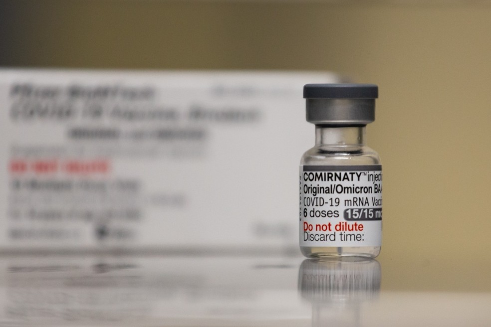 Vacina bivalente — Foto: Divulgação/PMVR