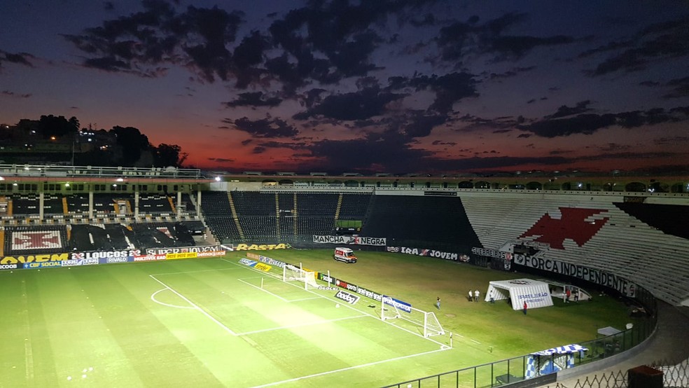 S&atilde;o Janu&aacute;rio antes de Vasco x Brasil-RS, pela S&eacute;rie B do Brasileiro &mdash; Foto: Hector Werlang