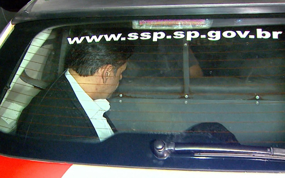 Pablo Russel Rocha foi preso após o julgamento em Ribeirão Preto (Foto: Reprodução/EPTV)