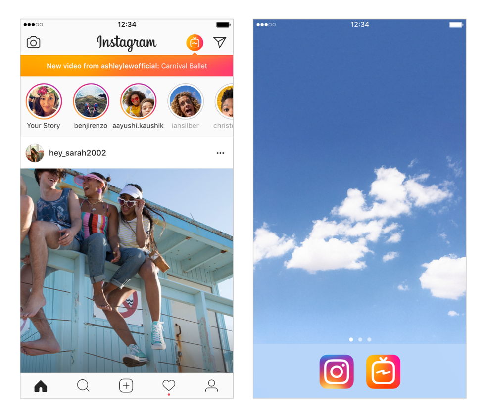 IGTV e Instagram tem integração total (Foto: Divulgação/Instagram)