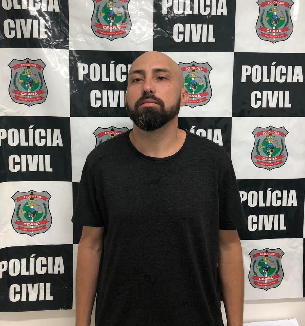 Miliciano do RJ foi preso durante uma operação em Coreaú, interior do Ceará — Foto: Divulgação Polícia Civil