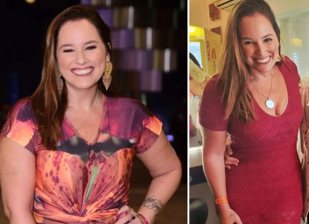 Mariana Belém antes e depois de emagrecer (Foto: Reprodução/Instagram @leofrancofoto )