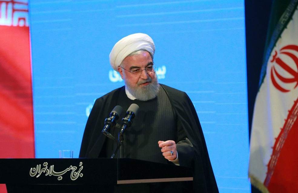 Presidente iraniano, Hassan Rouhani, em imagem de arquivo — Foto: Presidência Irã / AFP