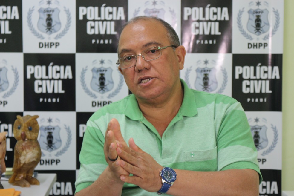 Delegado Francisco Costa, o Barêtta, coordenador do DHPP. (Foto: Lucas Marreiros / G1)