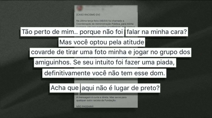 Aluno Da Fgv E Acusado De Racismo Apos Dizer Que Encontrou Escravo No Fumodromo Sao Paulo G1
