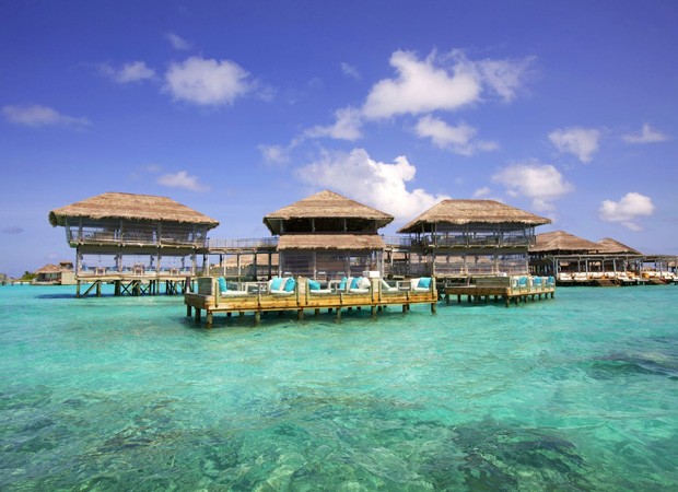 O resort de luxo Six Senses Laamu, nas Ilhas Maldivas (Foto: Divulgação)