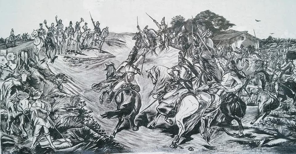 Uma das obras de Luis Noza.  (Foto: Reprodução/ Ariel Argobe)