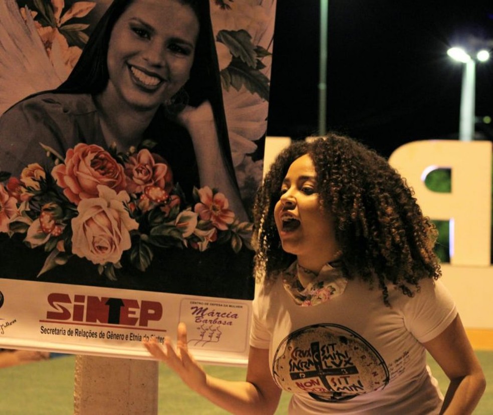 Protestos cobrando justiça por Pâmela foram realizados na região do Alto Sertão. — Foto: Coletivo Mulheres a Bessa