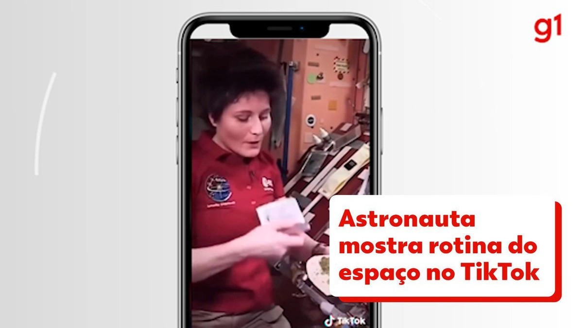 Astronauta faz sucesso no TikTok com vídeos sobre rotina no espaço |  Tecnologia