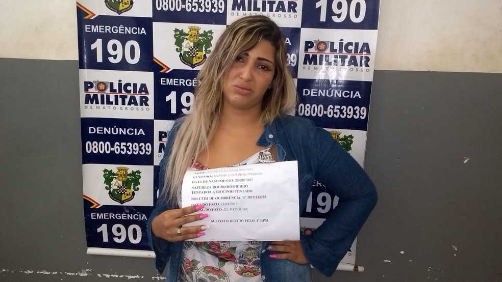 Jocasta Passos Ribeiro, de 21 anos. â Foto: PM-MT