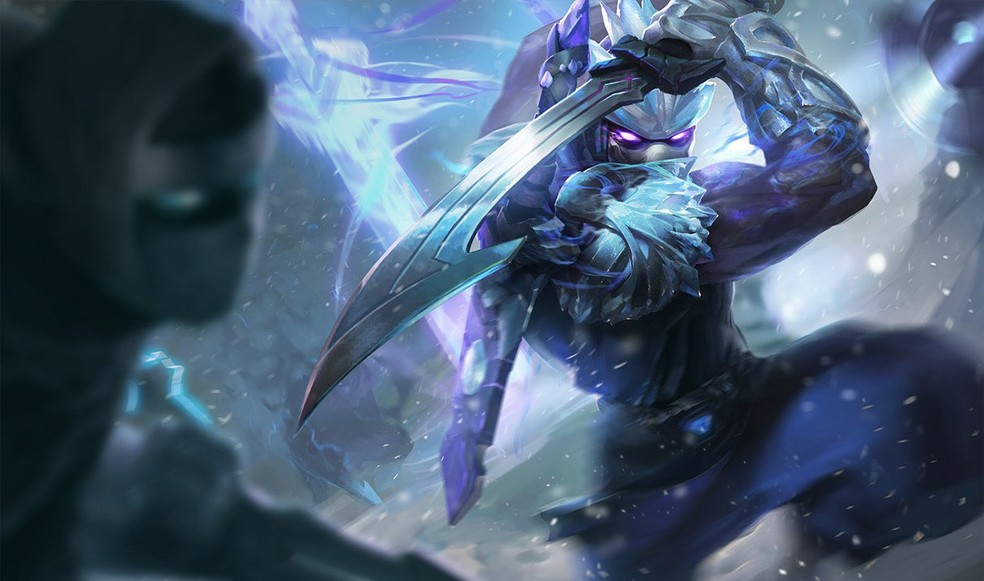 Shen Gélido aparece "congelado" como o Sub-Zero — Foto: Divulgação/Riot Games