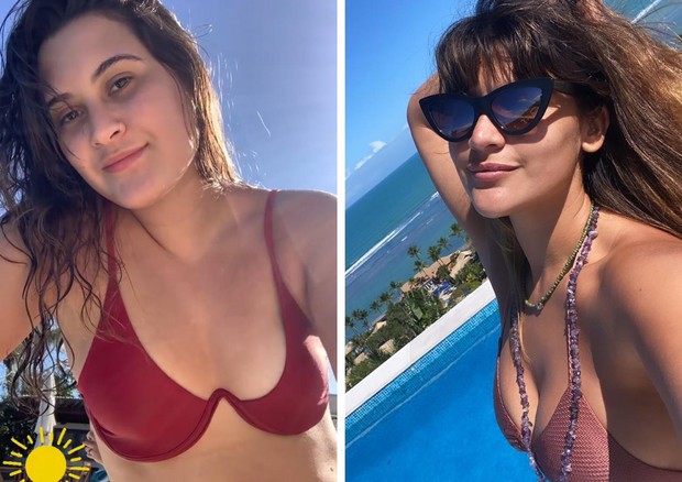 Giulia Costa e Bia Bonemer aproveitam dia de férias juntas (Foto: Reprodução/Instagram)