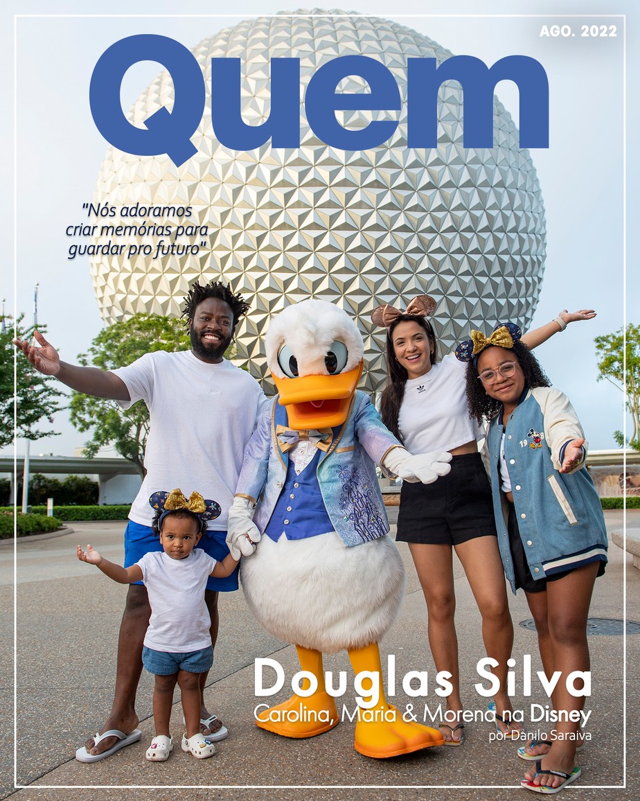 Douglas Silva, Carolina, Maria e Morena na Disney