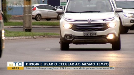 Chances de acidentes de trânsito aumentam 400% com uso de celular ao dirigir