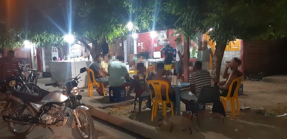 Aglomeração na Zona Norde Teresina — Foto: Divulgação/PM-PI