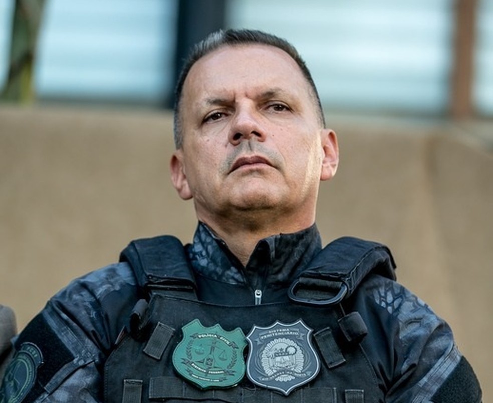 Secretário Mauro Albuquerque ganhou fama de linha dura entre criminosos após ação no sistema penitenciário de Rio Grande do Norte — Foto: Camila Lima/SVM