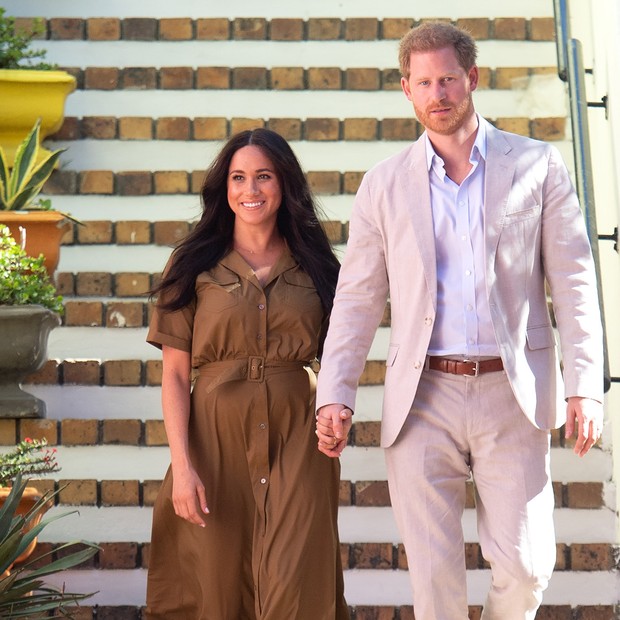 CAPE TOWN, SOUTH AFRICA - SEPTEMBER 24: (UK OUT FOR 28 DAYS) Prince Harry, Duke of Sussex and Meghan, Duchess of Sussex attend Heritage Day public holiday celebrations in the Bo Kaap district of Cape Town, during the royal tour of South Africa on Septembe (Foto: WireImage)