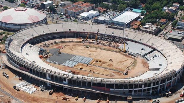 Obras Estádio Beira-Rio copa 2014 (Foto: Arena)