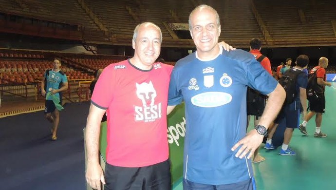 Marcos Pacheco e Marcelo Mendez Sesi-SP Cruzeiro (Foto: Danielle Rocha)
