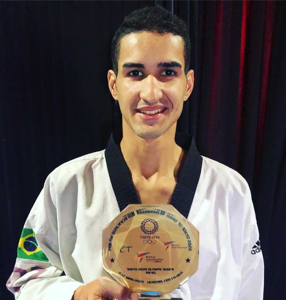 Edival Marques, o Netinho, garante 1ª vaga do taekwondo brasileiro em Tóquio 2020