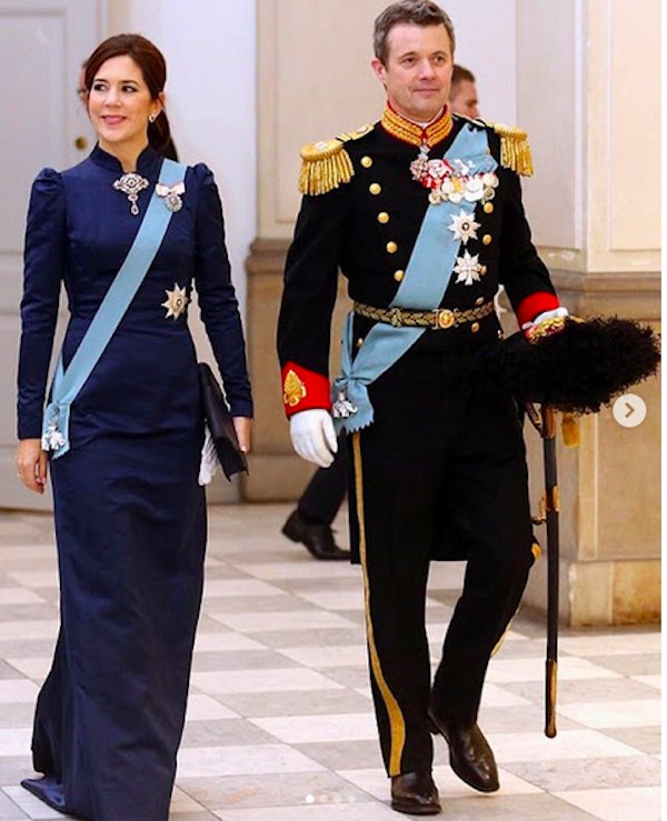 A Princesa Mary e o Príncipe Frederik da Dinamarca (Foto: Instagram)
