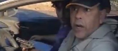 No PR, ex-vereador atira durante discussão com moradores; vídeo (Reprodução/RPC)