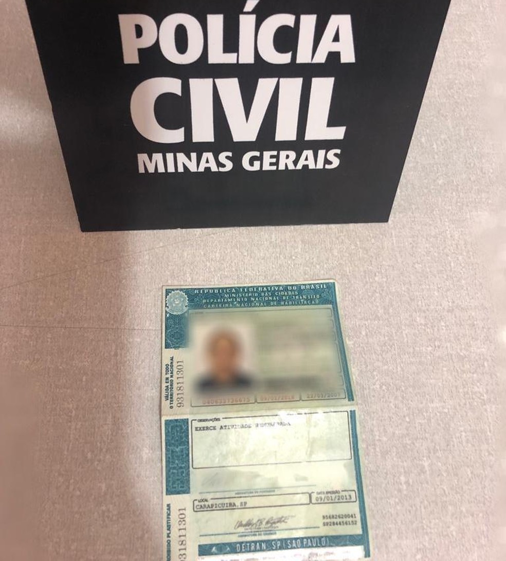 Homem informou que comprou documento na mão de um primo — Foto: Polícia Civil/ Divulgação