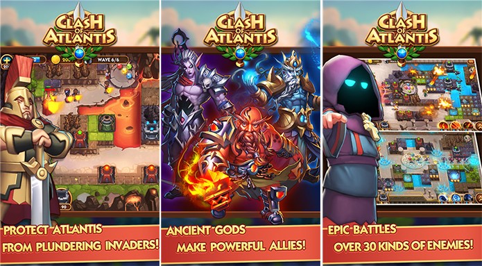 Clash of Atlantis ? um game de Tower Defense para Windows Phone (Foto: Divulga??o/Windows Phone Store)