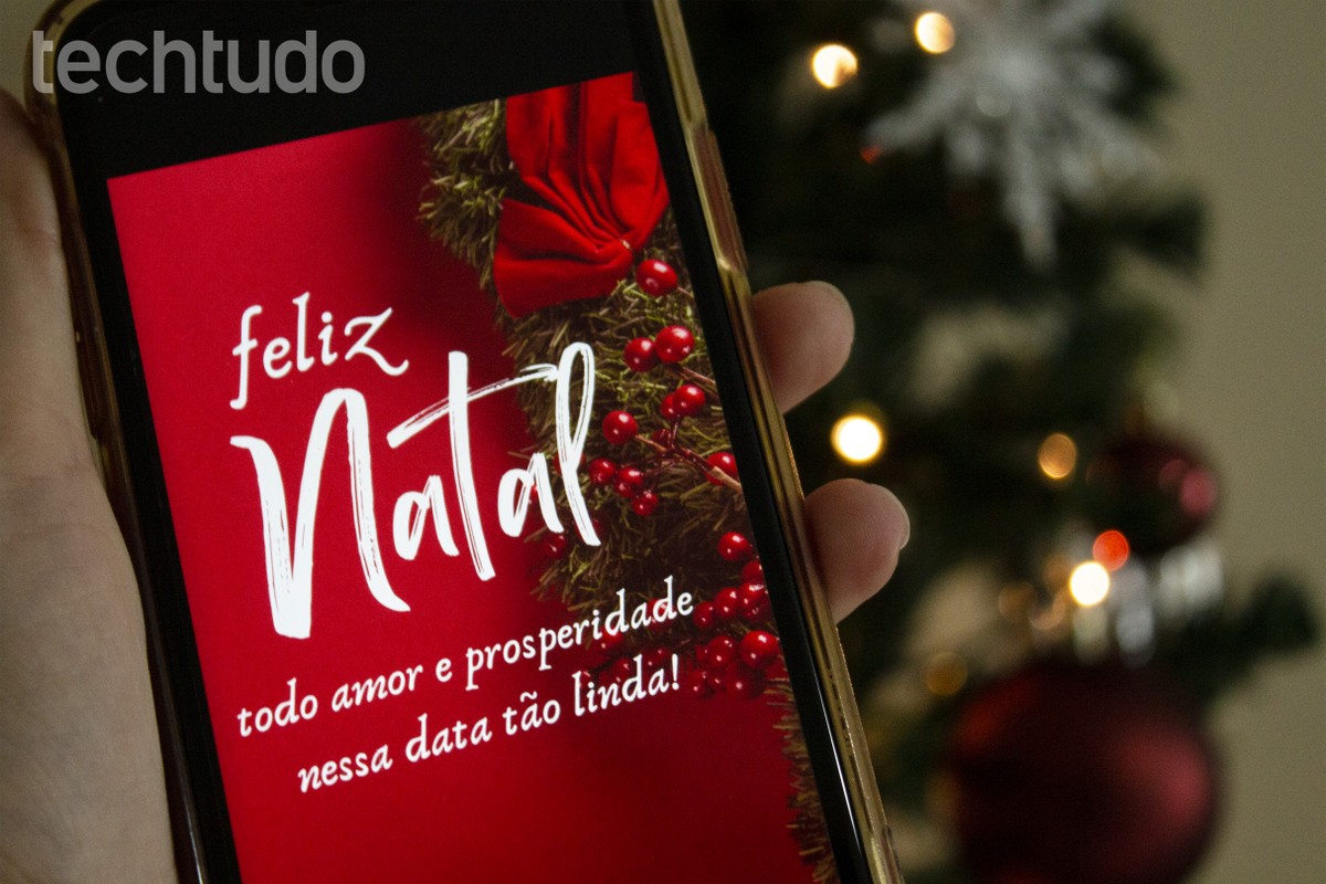 Mensagem de 'Feliz Natal': como baixar no Canva e mandar pelo WhatsApp |  Apps | TechTudo