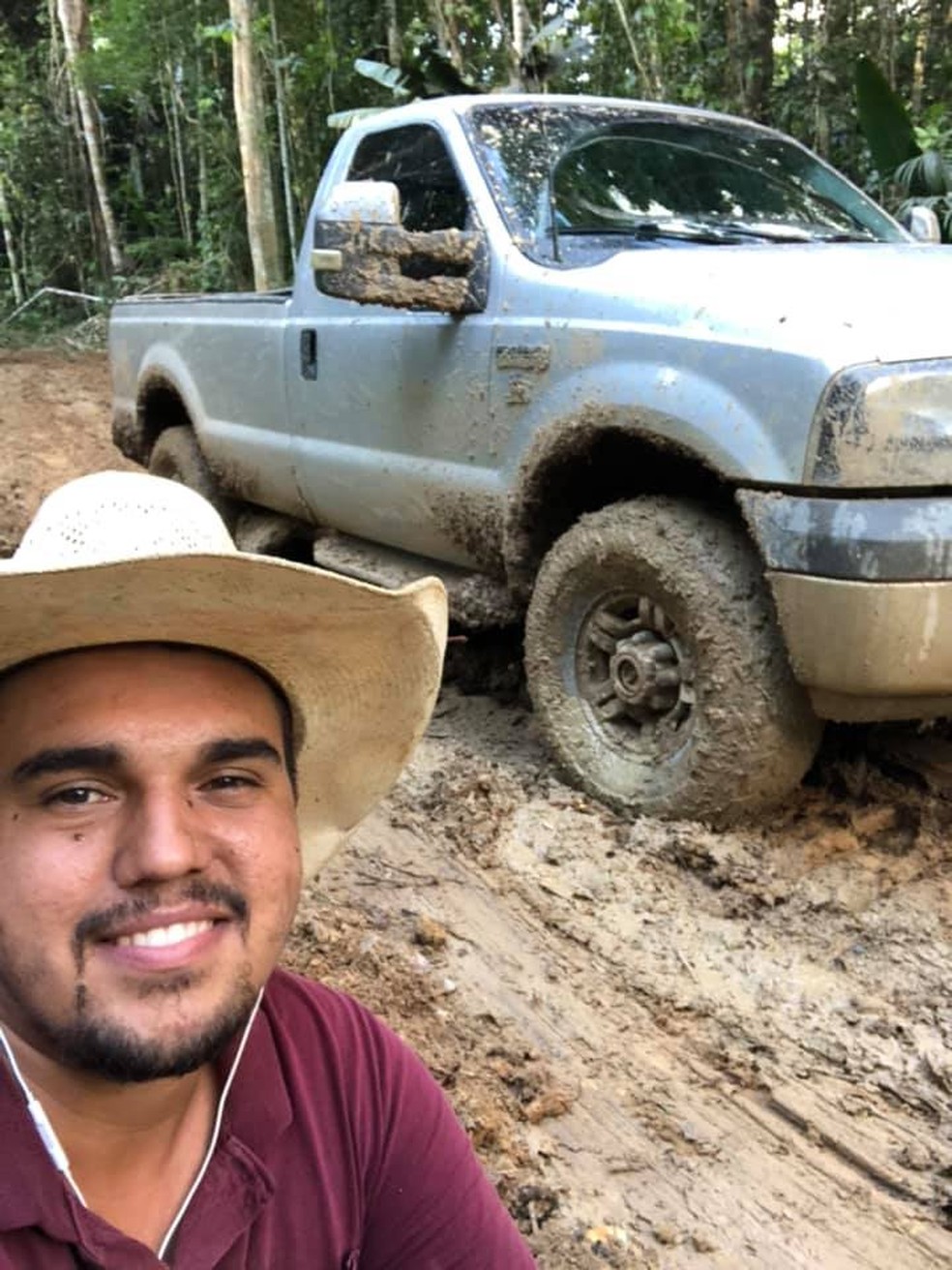 Patrick da Cunha é suspeito de atirar em um agricultor na zona rural de Sena Madureira — Foto: Reprodução