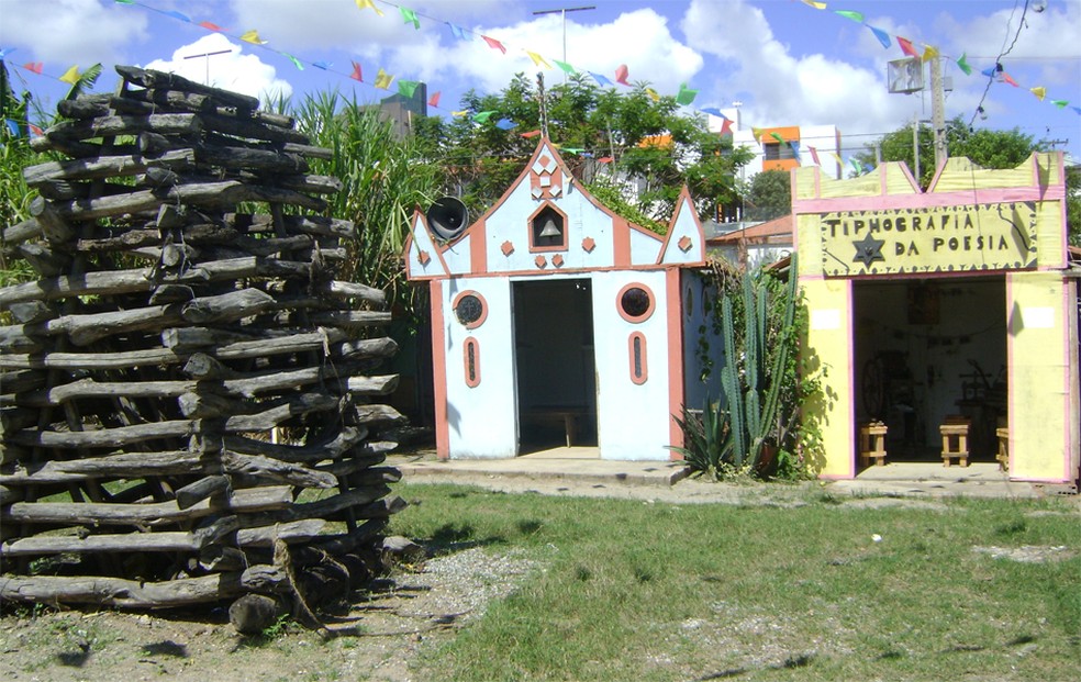 Sítio São João reproduz como eram as cidades do Sertão Nordestino na década de 1940 (Foto: Rafael Melo/G1/Arquivo)