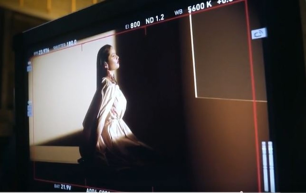 Juliette gravando seu primeiro clipe — Foto: Globoplay