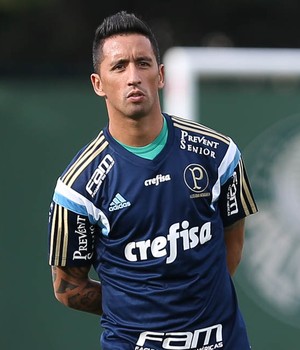 Lucas Barrios Palmeiras (Foto: Cesar Greco/Ag Palmeiras/Divulgação)
