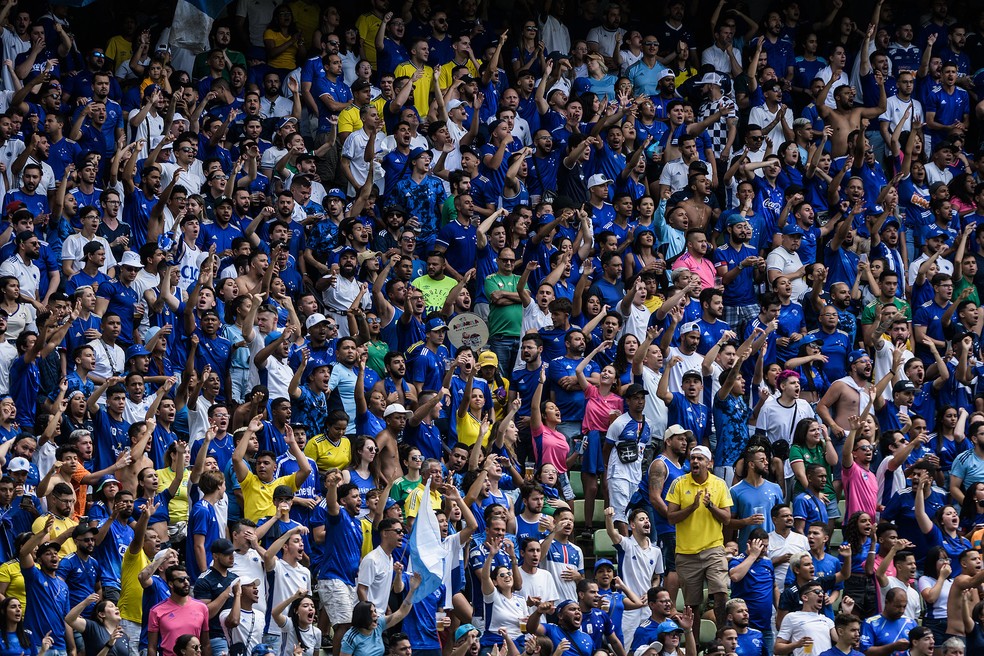 Torcida do Cruzeiro no Independência — Foto: Gustavo Aleixo 