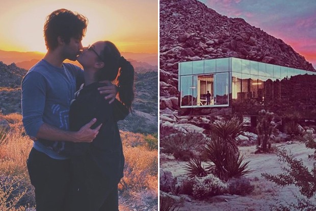 A casa invisível que Demi Lovato e Max Ehrich passaram o fim de semana romântico (Foto: Divulgação/ The Invisible House)