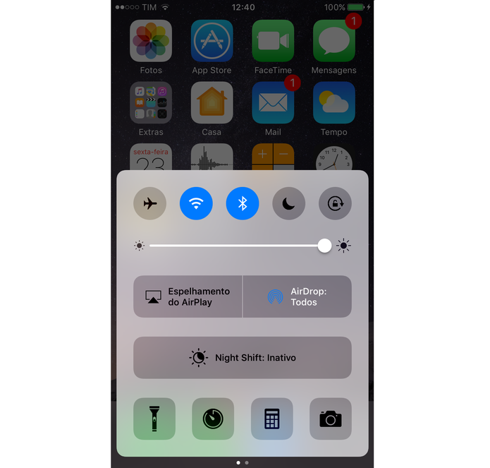 Novos recursos do iOS 10 (Foto: Reprodução/Lucas Mendes)