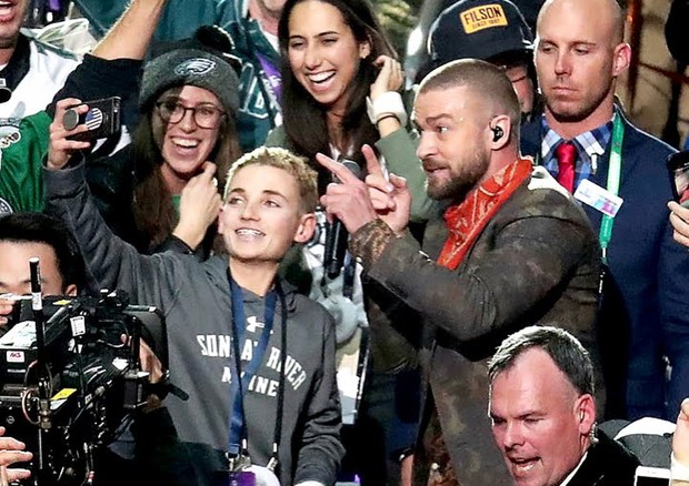 Justin Timberlake no Superbowl (Foto: Reprodução/Instagram)