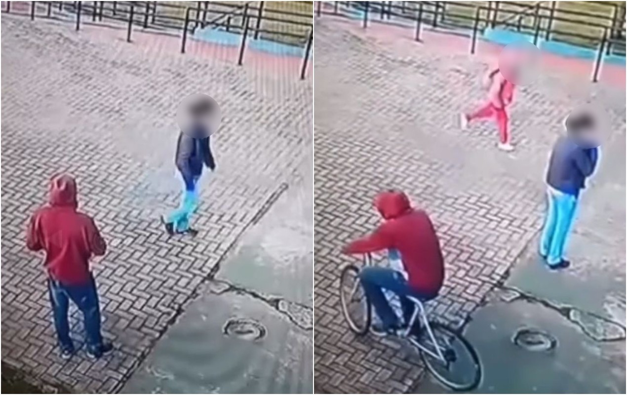 Homem é preso após deixar filho na escola e furtar bicicleta de monitora no interior de SP; vídeo