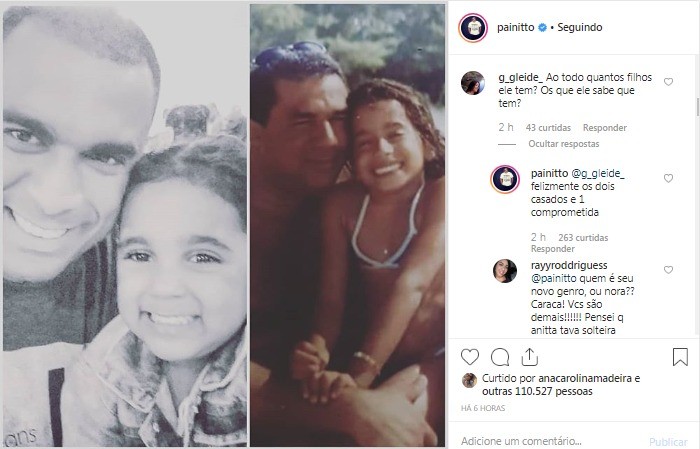 Painitto revela que Anitta está comprometida (Foto: Reprodução/Instagram)