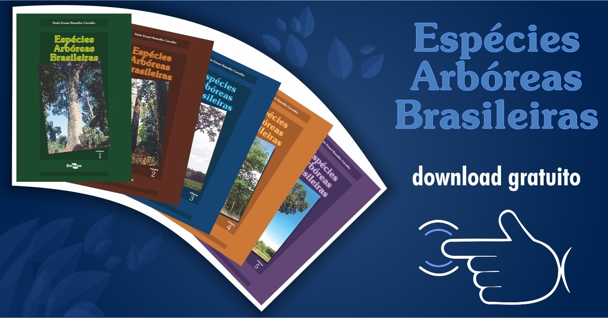Embrapa Floresta lança livros sobre espécies arbóreas brasileiras. (Foto: Reprodução: Embrapa)
