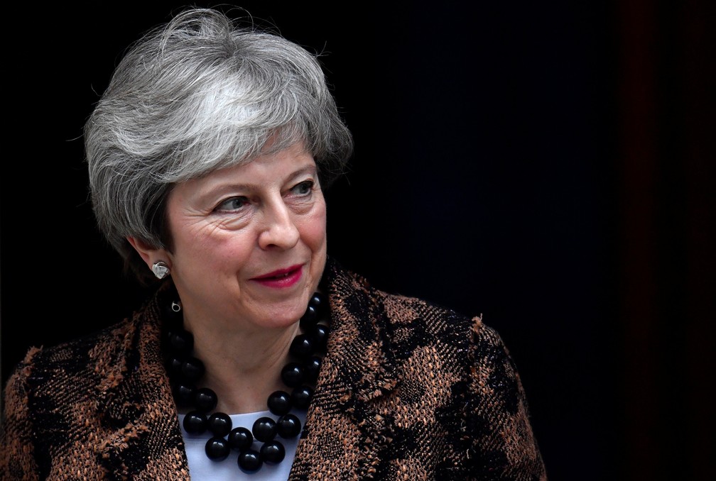 A premiê britânica, Theresa May, em Londres — Foto: Toby Melville/Reuters