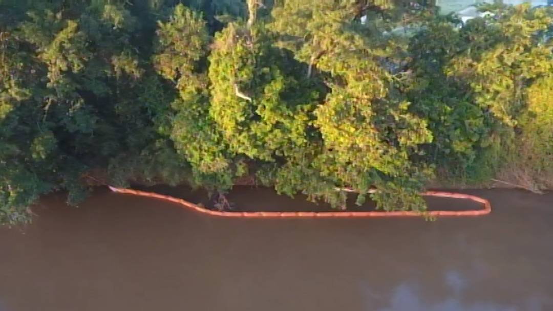 Estrutura começou a ser montada no Rio Paraopeba, em Pará de Minas