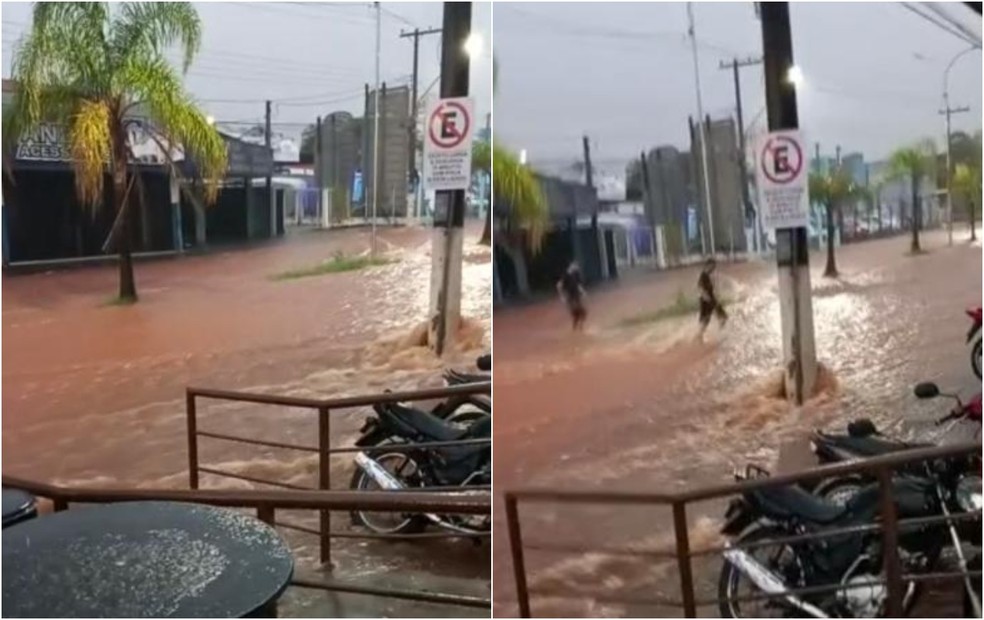Temporal provoca estragos em Itapeva  — Foto: Itapeva Alerta/ Reprodução 