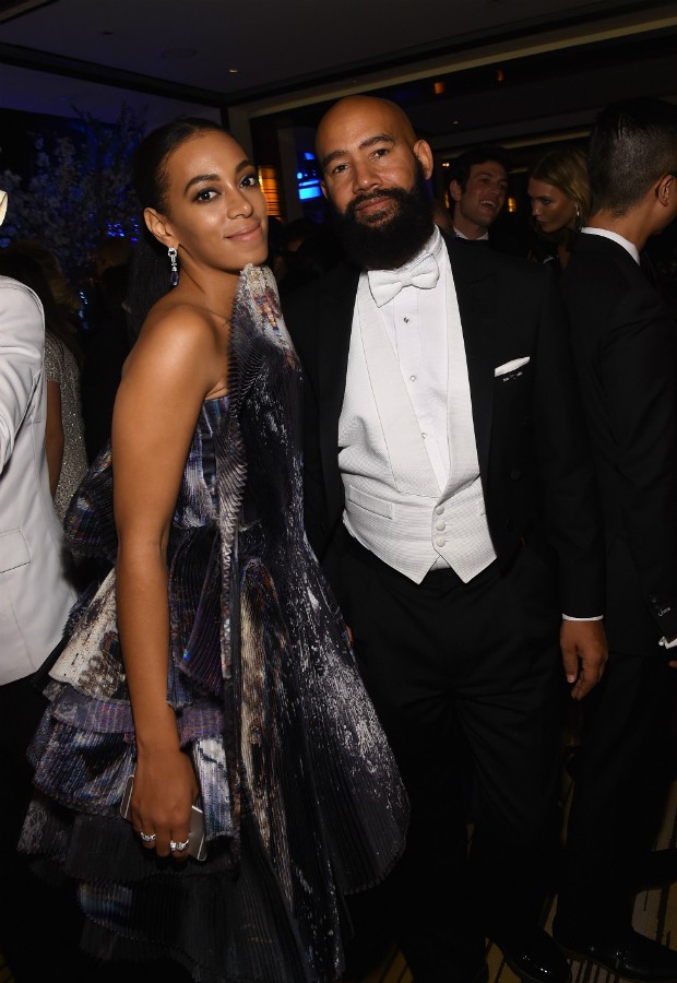 Solange Knowles e o marido (Foto: Getty Images)