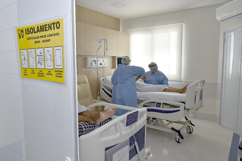 Número de leitos de UTI é reduzido após diminuição de casos positivos da Covid-19, em Jundiaí — Foto: Divulgação/ Prefeitura de Jundiaí