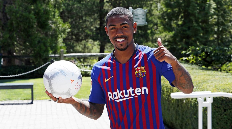 Malcom, agora no Barcelona, ficou em quinto lugar (Foto: DivulgaÃ§Ã£o/Barcelona)