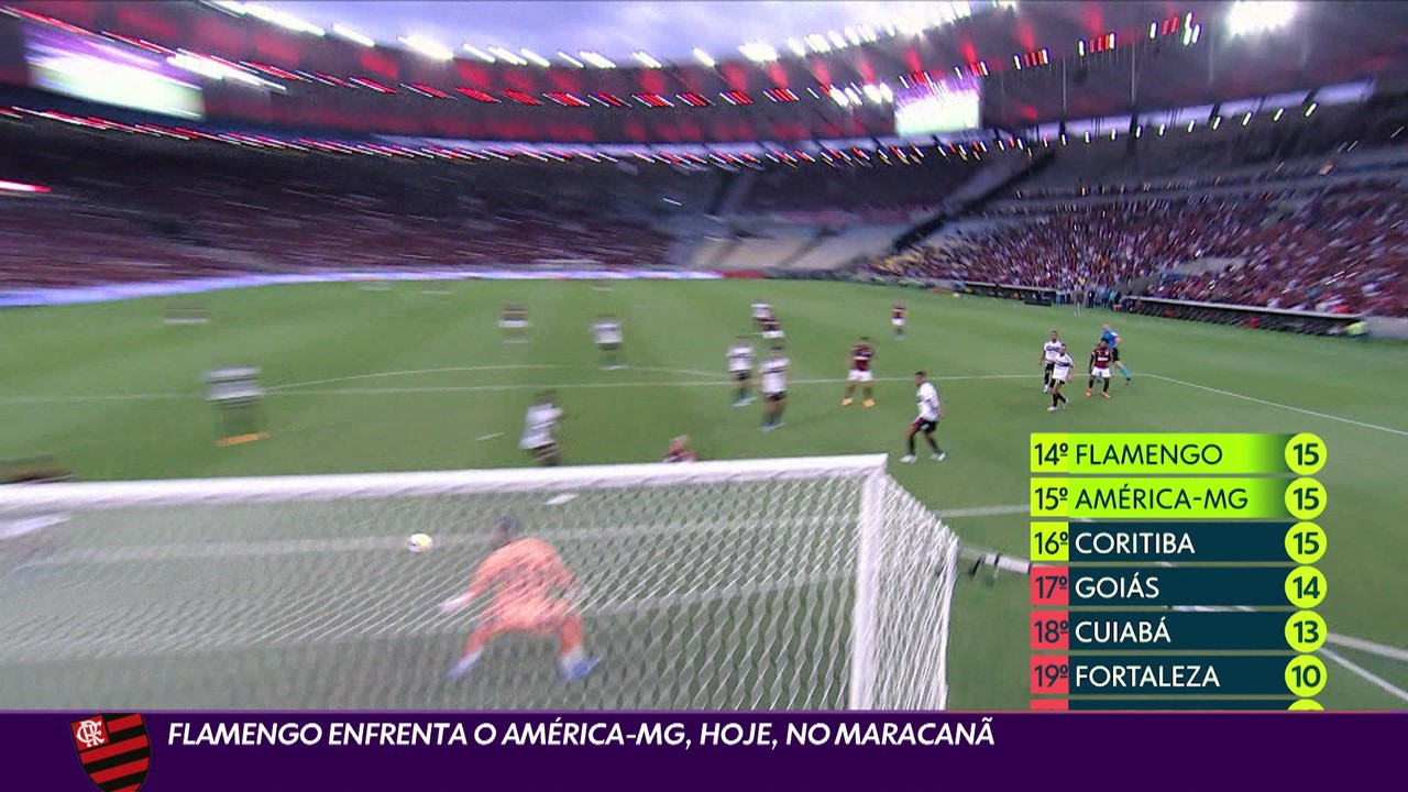 Flamengo enfrenta o América-MG pelo Campeonato Brasileiro