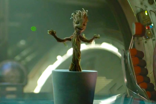 O alien Groot em cena de 'Guardiões da Galáxia' (2014) (Foto: Reprodução)